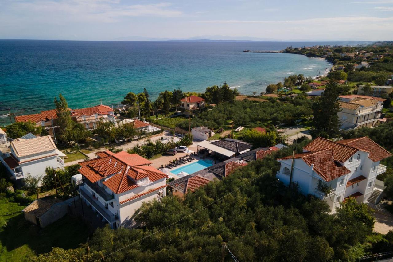 Villa Corali Apartments Sea Breath & Pool アモウディ エクステリア 写真