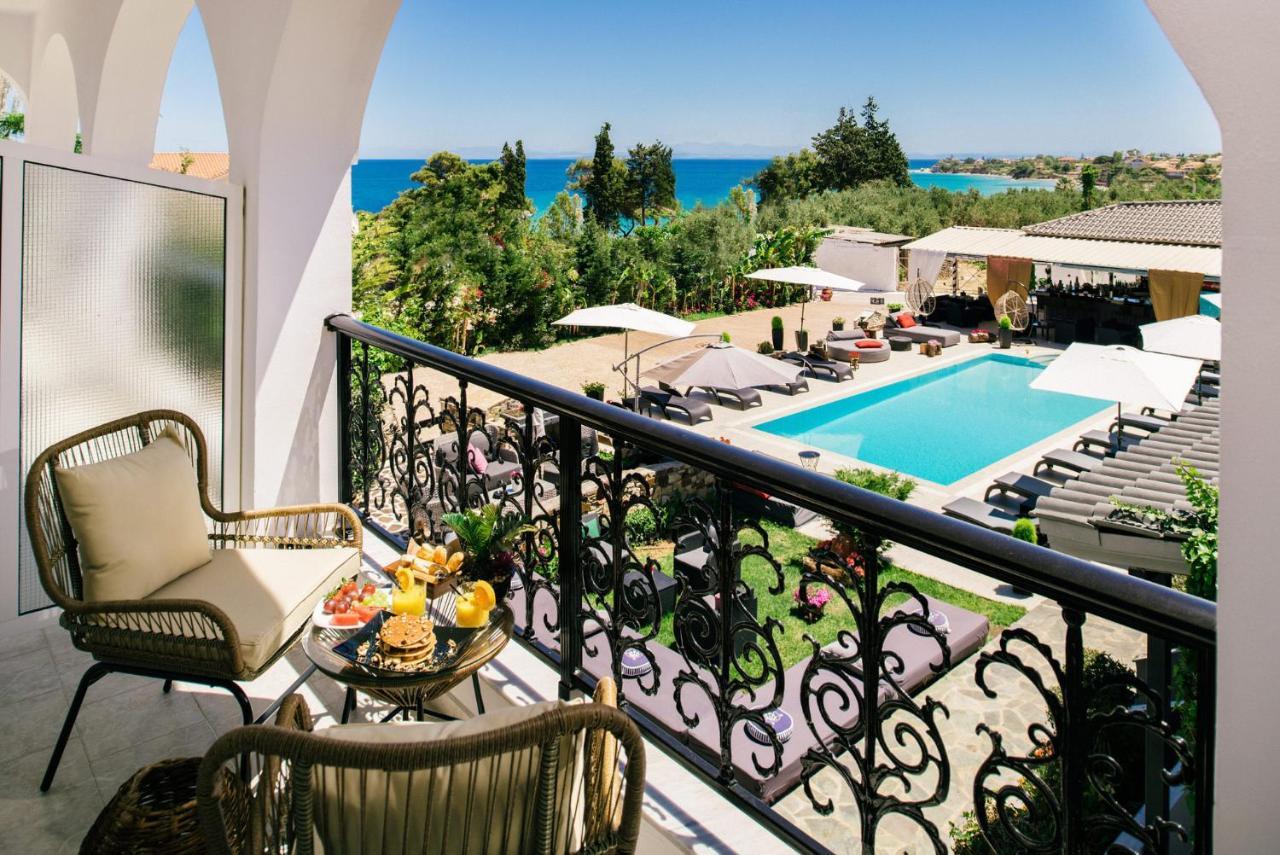 Villa Corali Apartments Sea Breath & Pool アモウディ エクステリア 写真