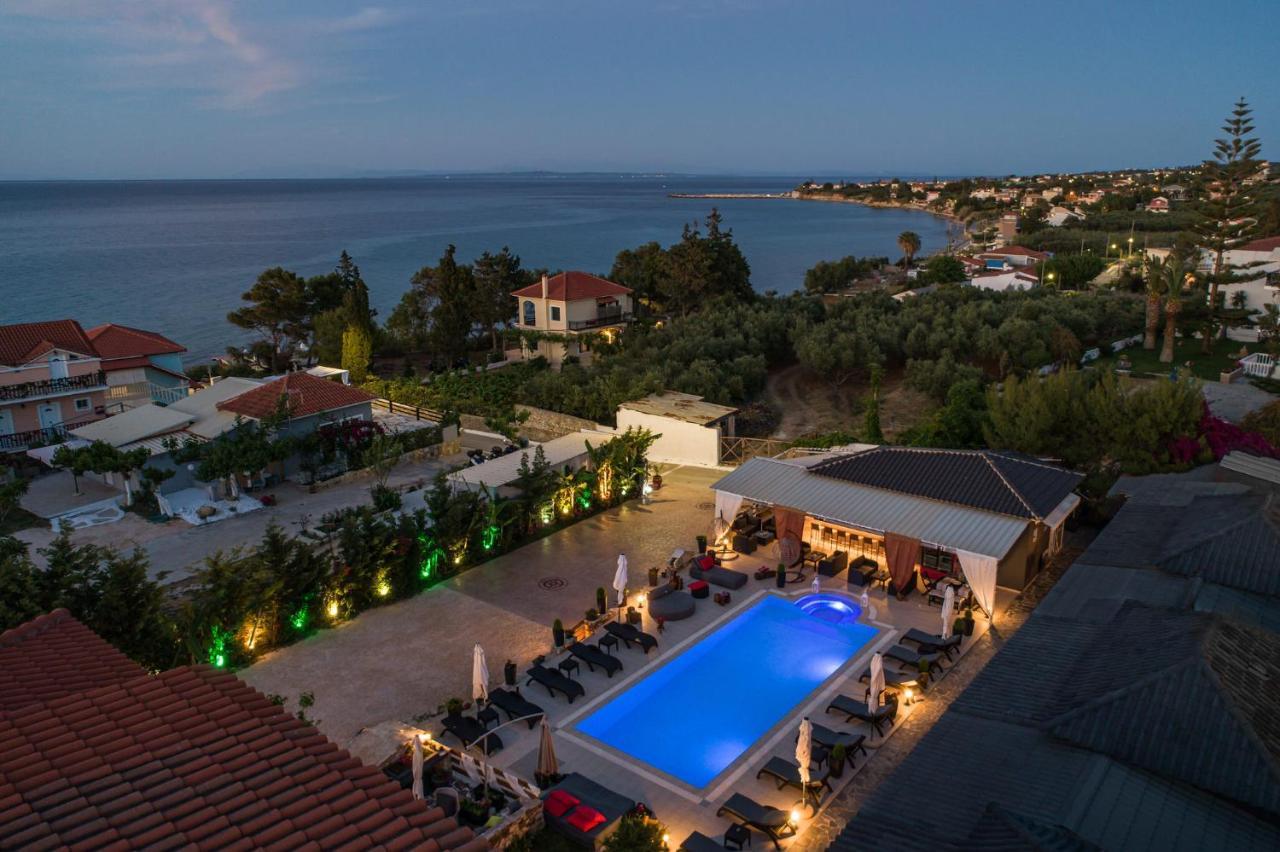 Villa Corali Apartments Sea Breath & Pool アモウディ エクステリア 写真